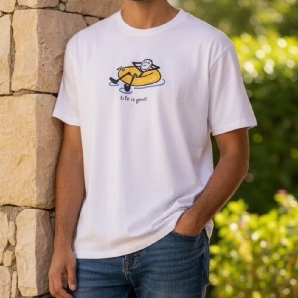 Life is Good Crusher Tee Shirt